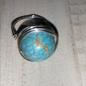 Handmade turquoise ring